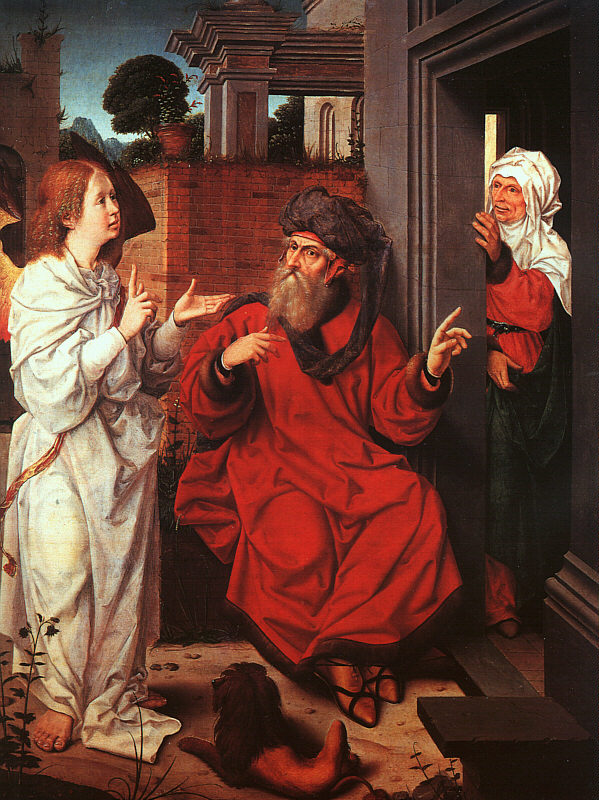 Abraham, Sarah, and the Angel af